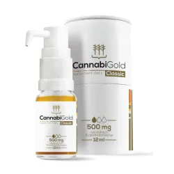 Cannabigold Classic 5% 10g 12ml 500mg CBD Olejek CBD CBDA CBDV CBG CBC Olej z konopi siewnej ekstrakt CO2 kannabinoidy