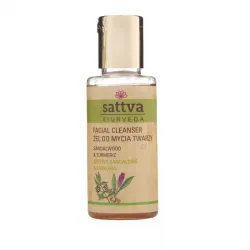 Żel do mycia twarzy drzewo sandałowe i kurkuma 100ml Sattva Ayurveda