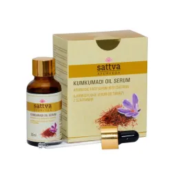 Serum do twarzy z szafranem 30ml Sattva Ayurveda Olejek Kumkumadi