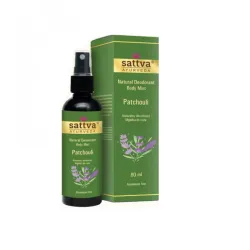 Naturalny dezodorant mgiełka do ciała Patchouli 80ml Sattva Ayurveda