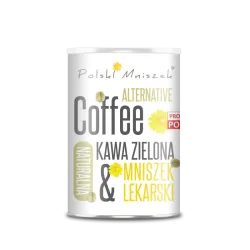 Alternatywa Kawy Z Korzenia Mniszka Lekarskiego z Naturalną Kawą Zieloną 150G Polski Mniszek
