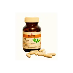 Tulsi 60 kaps. Sattva Ayurveda Bazylia Święta Ocimum Sanctum