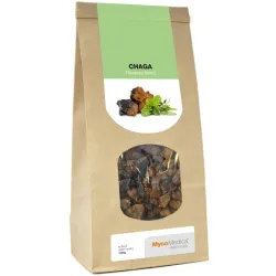 Chaga suszone grzyby 100g MycoMedica Inonotus obliquus