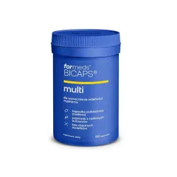 Multi - kompleks witamin i minerałów 60 kaps. Formeds niacyna biotyna folian chrom cynk jod magnez mangan selen