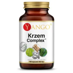 Krzem Complex - 100 kaps. Yango  Ekstrakt z nasion liścia bambusa Bambusa vulgaris ekstrakt ze skrzypu polnego Equisetum arvense