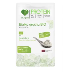 Białko grochu bio 200g BeOrganic Medicaline błonnik pokarmowy