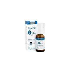 SanoMit®Q10 - 30ml - Dr. Enzmann direkt płynna forma nanokoenzymu Q10 ubichinon koenzym Q10 nonokoenzym