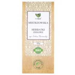 Mistrzowska herbatka ziołowa 100g EcoBlik ziele majeranku owoce anyżku owoce kminku owoc głogu kwiat dziewanny