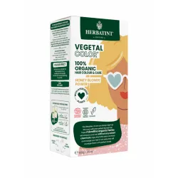 Farba do Włosów Herbatint Vegetal Color 100% ORGANIC Honey Blonde Power - Miodowy Blond
