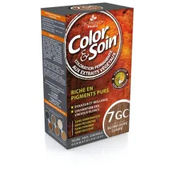 Trwała farba Color & Soin złocisty miedziany blond 7GC