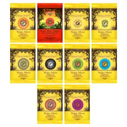 Zestaw Yerba owoce zioła energia 10x50g papaya guarana despalada energy frutas fuerte lemon mas energia guarana cannabis potente