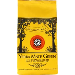 Yerba Mate Green ENERGY 200G yerba herbata yerba Ilex paraguariensis camu camu kolendra skrzyp polny żeń-szeń
