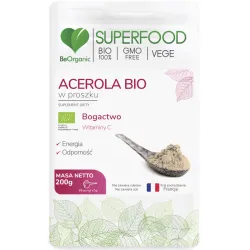Acerola Bio w proszku 200g BeOrganic malpigha glabra