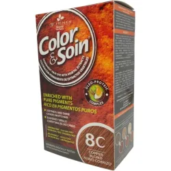 Trwała farba Color & Soin miedziany blond 8C