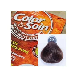 Trwała farba Color & Soin jasnozłocisty szatyn 5G