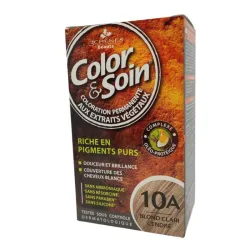 Trwała farba Color & Soin jasno popielaty blond 10A