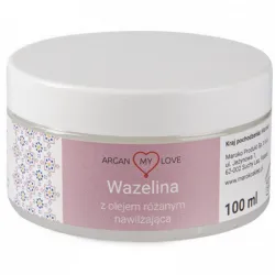 Wazelina nawilżająca z olejem różanym do twarzy i ciała 100ml Argan My Love