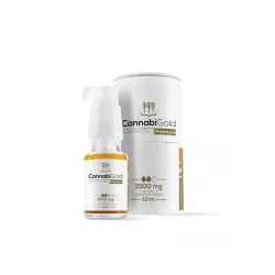 Cannabigold Premium 1500mg CBD 12ml (15% 10g) Olejek CBD CBDA CBDV CBG CBC Olej z konopi siewnej ekstrakt CO2 kannabinoidy