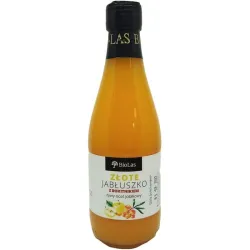 Żywy Ocet z rokitnikiem jabłkowy Złote Jabłuszko 330 ml Naturalny polski ocet jabłkowy żywe kultury bakterii niepasteryzowany