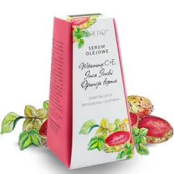Serum olejowe z witaminami C+E 30ml Bioetiq olej z opuncji figowej olej Inca Inchi olej Buriti