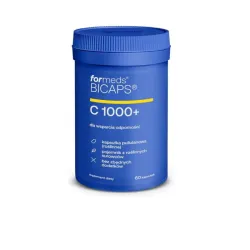 Witamina C 1000mg + bioflawonoidy cytrusowe 60 kaps. ForMeds kwas L-askorbinowy