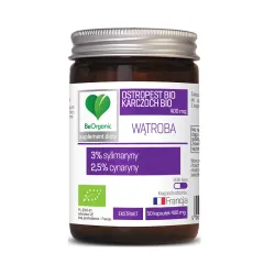 Ostropest + Karczoch bio 400mg 50 kaps. syrimaryny cynaryny BeOrganic Medicaline Silybum marianum L. Cynara scolymus