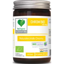 Chrom Bio 100mcg 100 tabl. BeOrganic BIOVit&Min's ekstrakt z pietruszki liści curry Petroselinum crispum Bergera koenigii