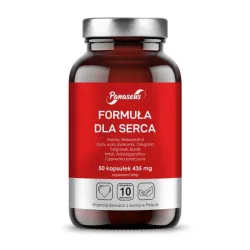 Formuła dla serca 50 kaps. Panaseus aronia oregano ashwagandha imbir kurkuma gotu kola traganek burak rdestowiec