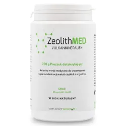 ZeolithMED 200g Proszek Detoksykujący Organizm z Metali Ciężkich Naturalny Wyrób Medyczny CE0477 Zeolit Klinoptylolit Detox