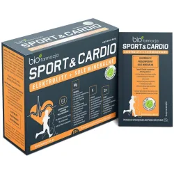 Sport & Cardio elektrolity sole mineralne węglowodany 14 saszetek bioFarmacja magnez potas cynk
