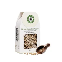 Pieprz biały ziarnisty z Kambodży 50g Sela Pepper white pepper