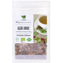 Głóg owoc 100g EcoBlik ekologiczny owoc głogu Crataegus monogyna Jacq.