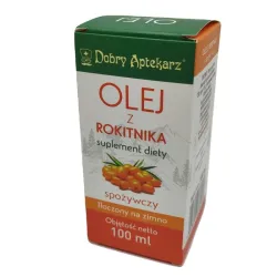 OLEJ Z OWOCÓW ROKITNIKA ZWYCZAJNEGO 100ml DOBRY APTEKARZ ROKITNIK