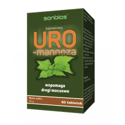 Uro-mannoza 60 tabl. Sanbios d-mannoza pokrzywa
