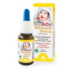 Witamina D3 Baby 20ml Dr. Jacob`s witamina słońca cholekalcyferol