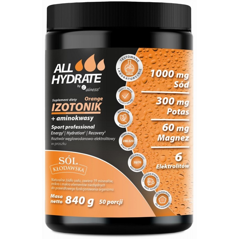 izotonik-orange-aminokwasy-840g-allhydrate-aliness-sod-potas-magnez-wapn-fosfor-leucyna-arginina-karnityna-prolina-taury