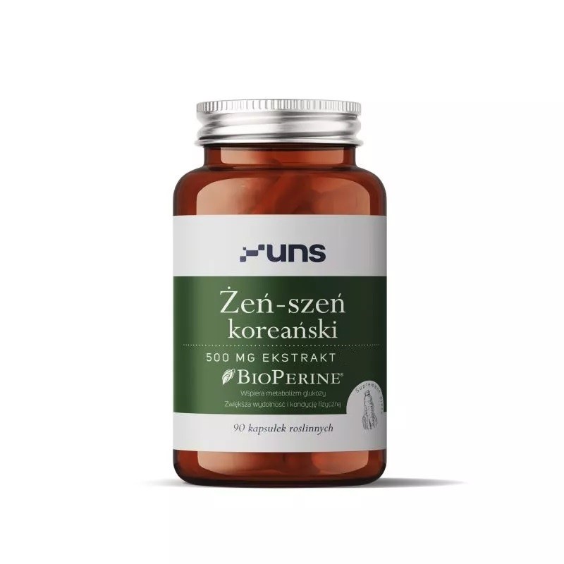 zen-szen-koreanski-500mg-90-kaps-uns-bioperine-ekstrakt-z-lisci-zen-szenia-wlasciwego-panax-ginseng-cameyer-ginsenozydy-