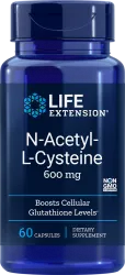 NAC N-acetylo-L-cysteina LifeExtension 600 mg