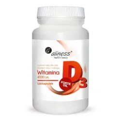WITAMINA D3 FORTE 4000 J.M. - 120 KAPS. | ALINESS