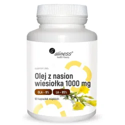 Aliness Olej z nasion wiesiołka 1000 mg – 90 kapsułek miękkich