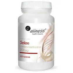 Aliness Selen L-selenometionina 200 µg – 100 tabletek