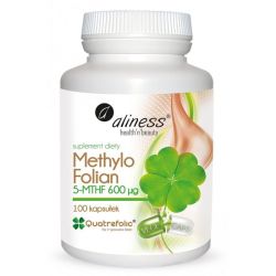 Aliness Methylo Folian 5-MTHF 600 µg – 100 kapsułek VEGE