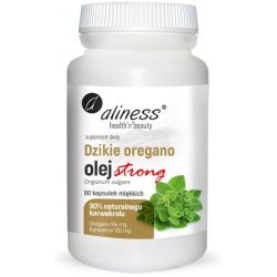 Aliness Dziki Oregano Olej Strong – 90 kapsułek miękkich