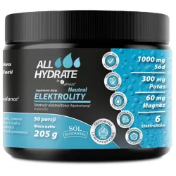 Elektrolity Neutral 205 g ALLHydrate Aliness – sód, potas, magnez, wapń, fosfor