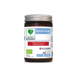 Astaksantyna BIO 8 mg 30 kapsułek BeOrganic Medicaline – ekologiczny ekstrakt z alg Haematococcus pluvialis