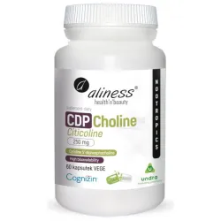 CDP Choline Aliness 250 mg 60 kapsułek – cytydylo‑5'-difosfocholina, cholina Cognizin