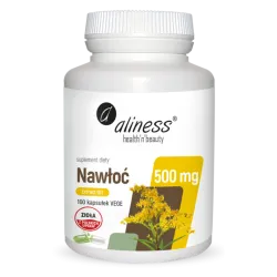 Nawłoć 100 kapsułek Aliness – nawłoć pospolita Solidago virgaurea L.