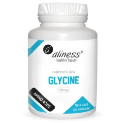Glycine 800 mg 100 kapsułek Aliness – glicyna, kwas aminooctowy
