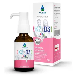 Avitale Witamina K2 + D3 Kids 30 ml Medicaline – menachinon‑7, cholekalcyferol dla dzieci