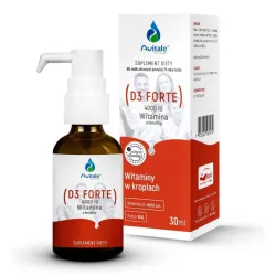Avitale Witamina D3 FORTE 4000 IU – cholekalcyferol z lanoliny, krople, 30 ml, 600 porcji